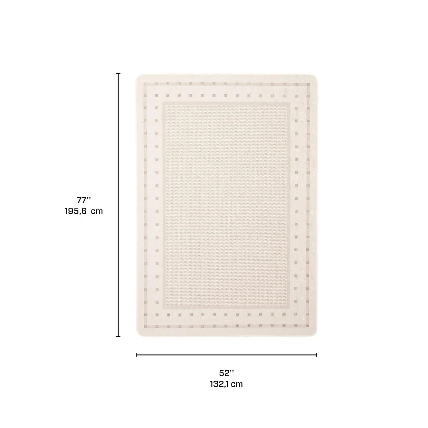 Tapis intérieur ou extérieur - 4 x 6