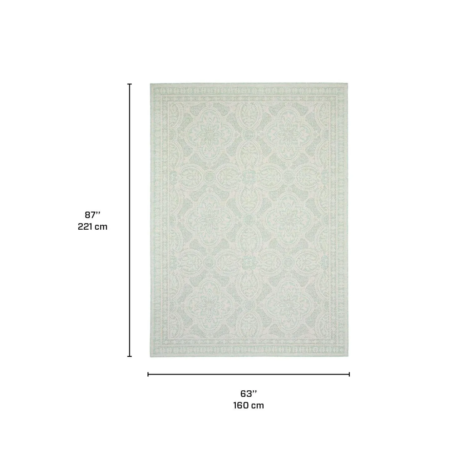 Tapis intérieur ou extérieur - 5 x 7