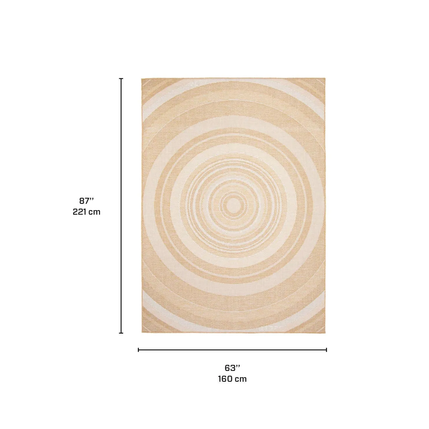 Tapis intérieur ou extérieur - 5 x 7
