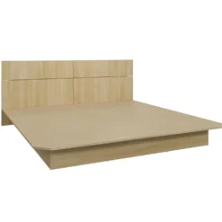 Tres grand lit plateforme avec tete de lit (78'')