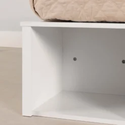 Très grand lit plateforme avec paniers de rangement (78