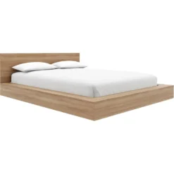 Très grand lit plateforme avec tête de lit - Nexera