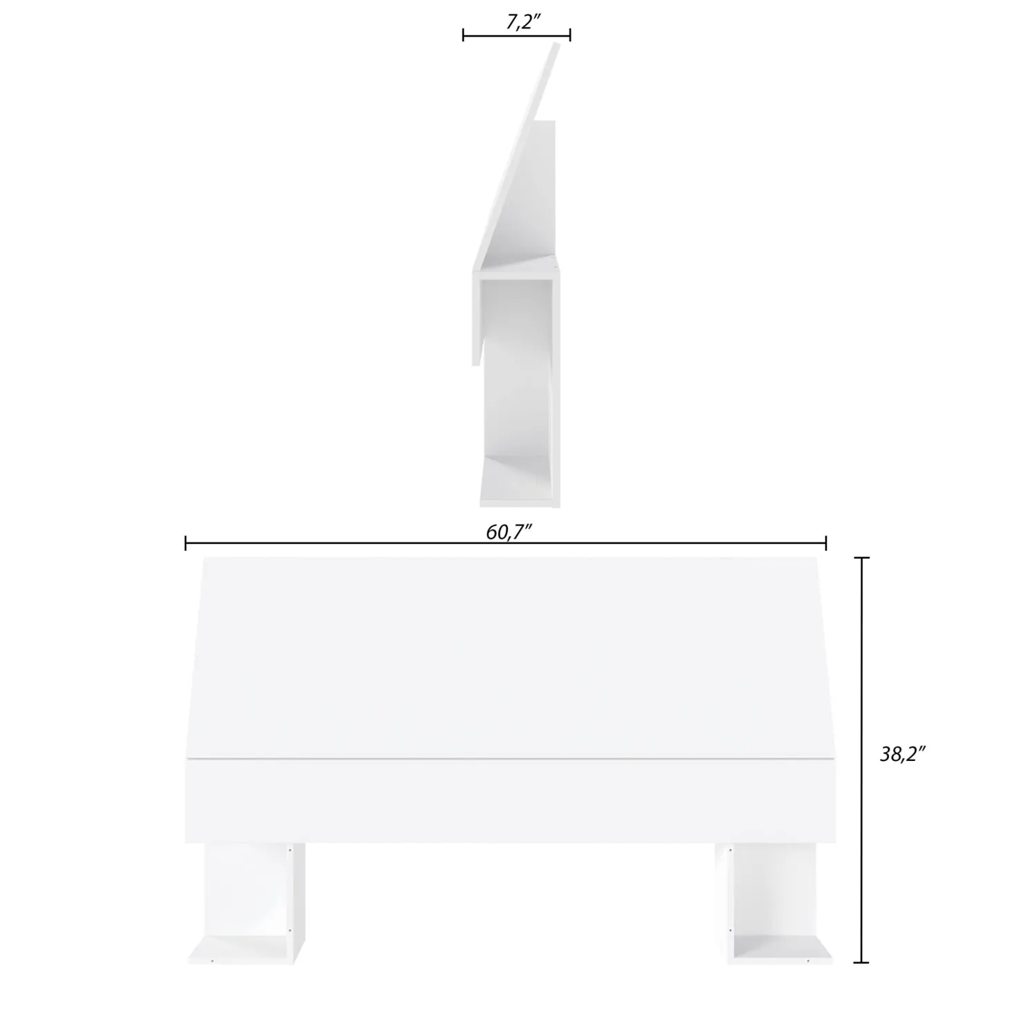 Tête de grand lit 60po - Nexera