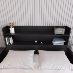 Tête de lit avec rangement, double - Nexera