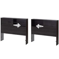 Tête de lit bibliothèque simple 39'' - South Shore