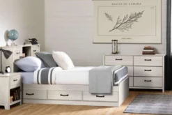 Tête de lit bibliothèque (54