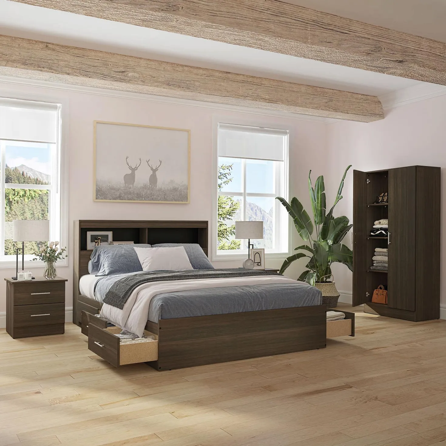 Tête de lit double 54"