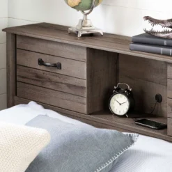 Tête lit bibliothèque double 54'' - South Shore