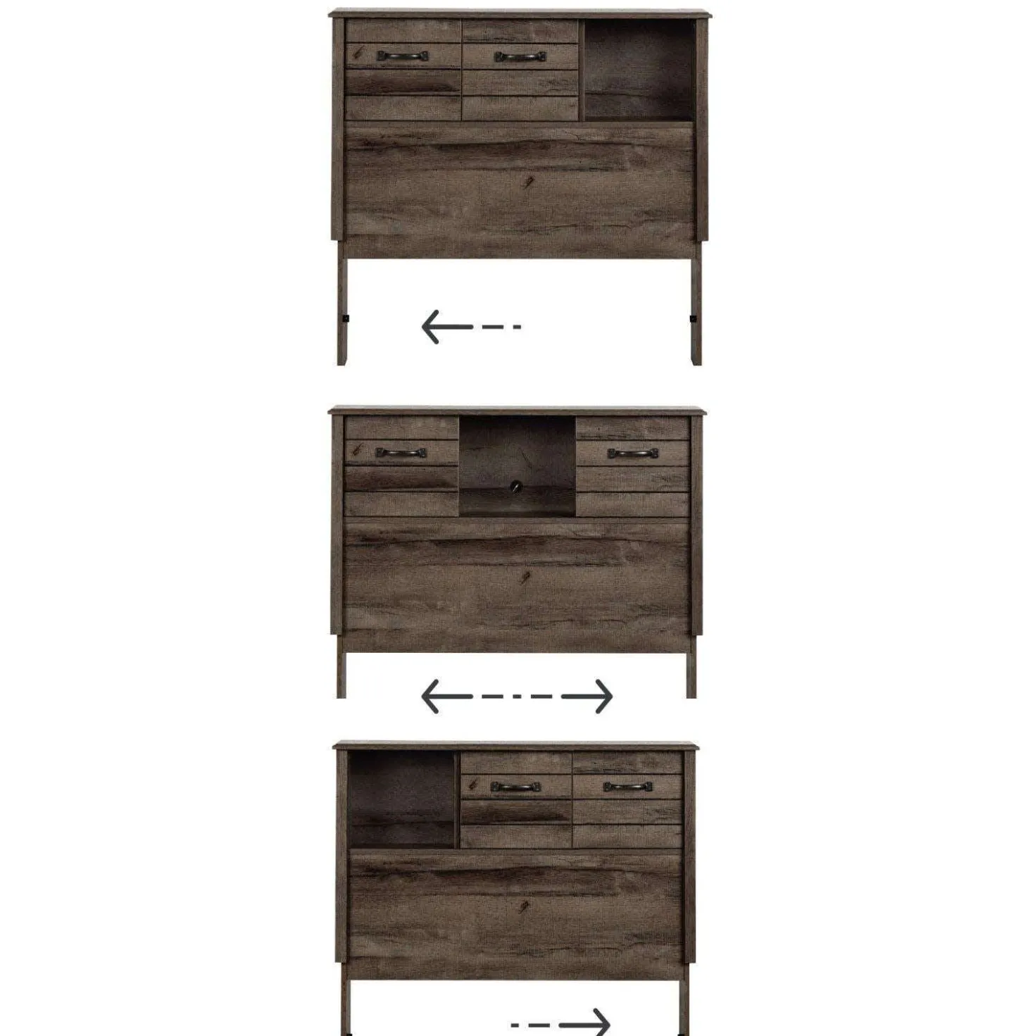 Tête lit bibliothèque simple 39'' - South Shore
