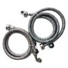 2 tuyaux de raccord flexibles pour laveuse