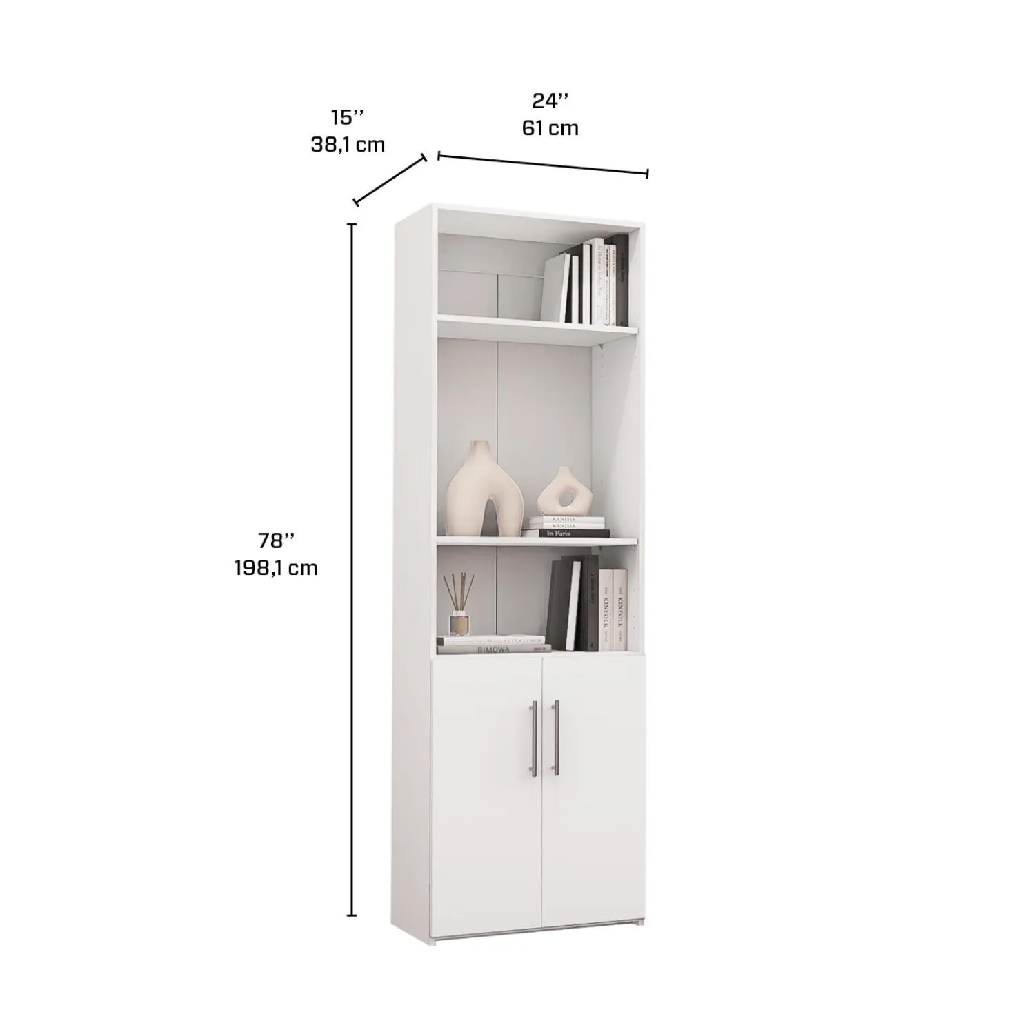 Unité de rangement - blanc