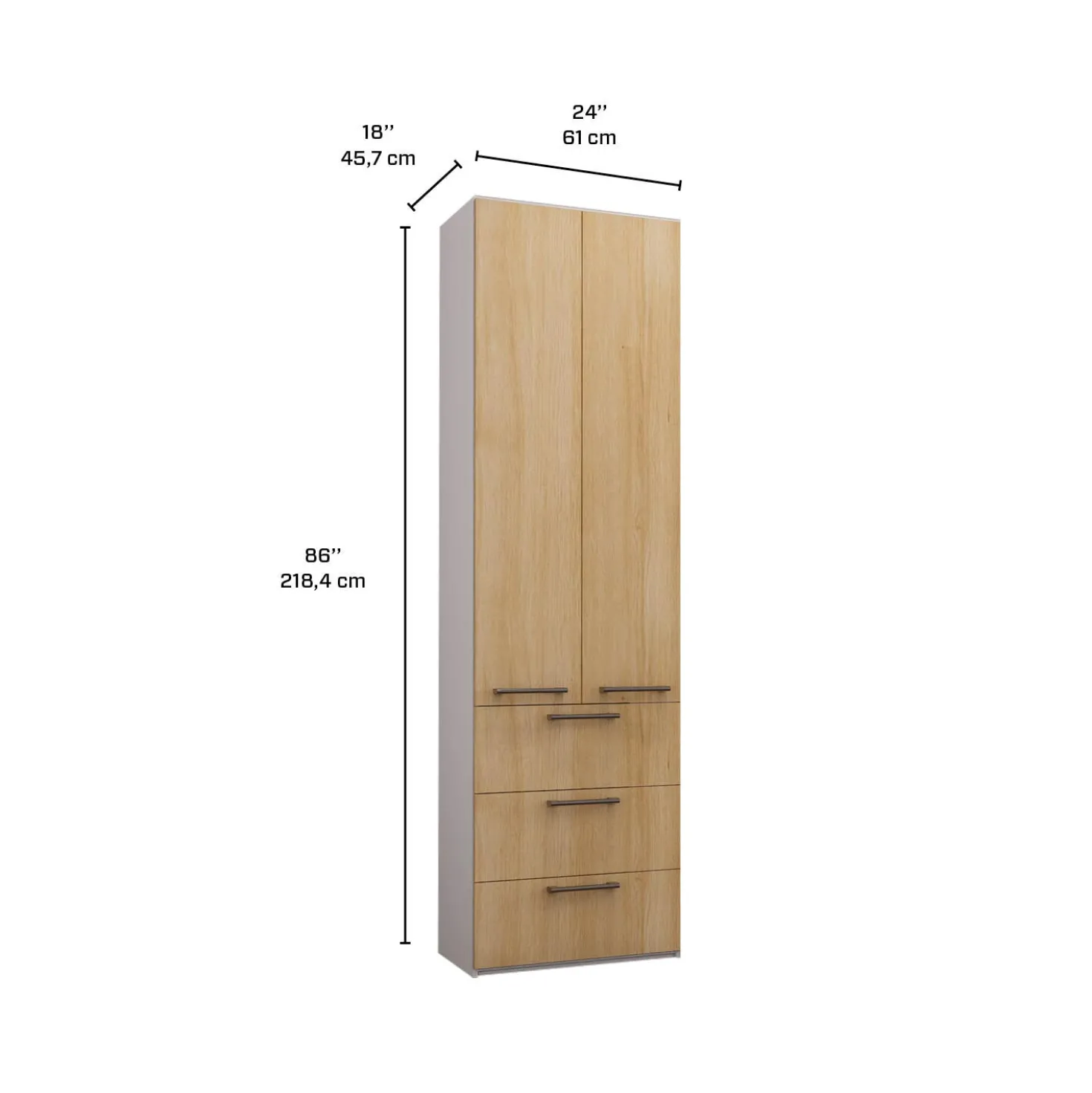 Unité de rangement - naturel